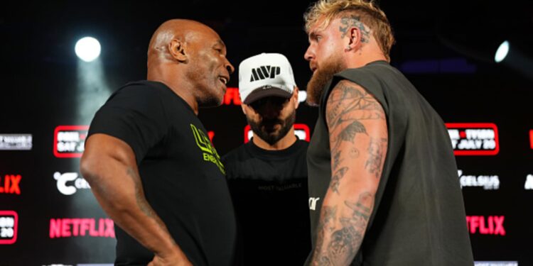 Jake Paul, Mike Tyson fight breaks record for biggest boxing gate outside of Las Vegas Jake Paul, Mike Tyson fight breaks record for biggest boxing gate outside of Las Vegas