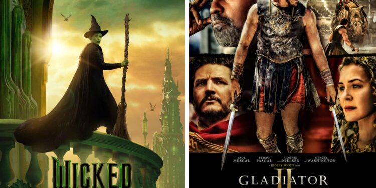 ‘Wicked’ tallies million in previews, as ‘Gladiator II’ team-up heads for 0 million opening weekend ‘Wicked’ tallies million in previews, as ‘Gladiator II’ team-up heads for 0 million opening weekend