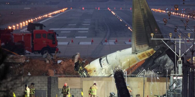 Jeju Air plane crash raises questions about concrete wall at the end of the runway Jeju Air plane crash raises questions about concrete wall at the end of the runway