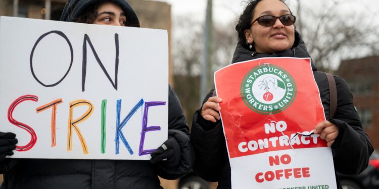 Starbucks baristas strike in three U.S. cities during pre-Christmas rush