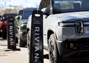 Rivian stock has its best day ever after EV maker reports 2024 production, deliveries