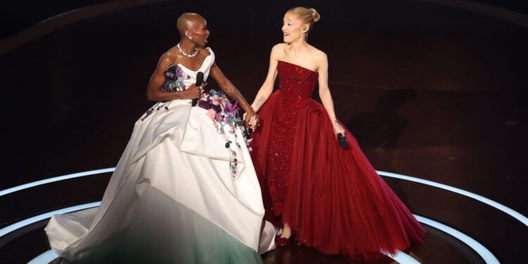 Oscars 2025 live updates: ‘Wicked’ scores its first win after Ariana Grande and Cynthia Erivo open the show