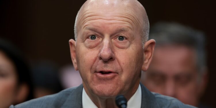 Goldman Sachs is about to report first-quarter earnings