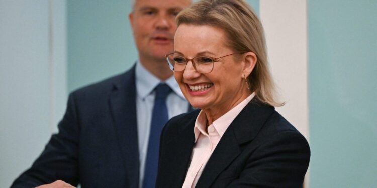 Australia’s Liberal opposition elects first female leader