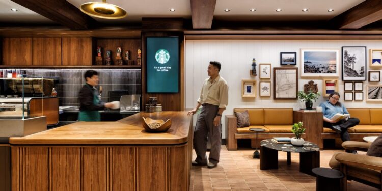 Starbucks is pioneering the ‘coffeehouse of the future’ with comfy chairs and couches as its CEO pushes to reimagines its stores Starbucks is pioneering the ‘coffeehouse of the future’ with comfy chairs and couches as its CEO pushes to reimagines its stores