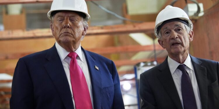 Trump jokes about firing Jerome Powell to his face during Fed visit Trump jokes about firing Jerome Powell to his face during Fed visit