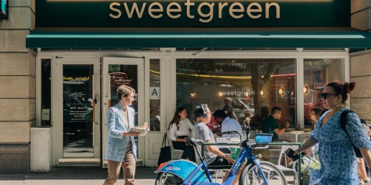 Sweetgreen shares drop 23% after salad chain cuts outlook for the second time in two quarters