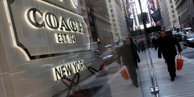 Tapestry shares plunge nearly 16% as Coach parent says tariffs will bite into profits