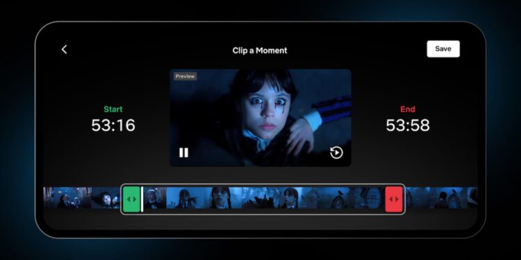 Netflix will let users customize and share clips on mobile Netflix will let users customize and share clips on mobile
