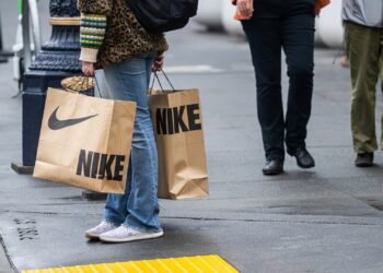 Nike shares fall 10% as China sales plunge, tariffs hit profits