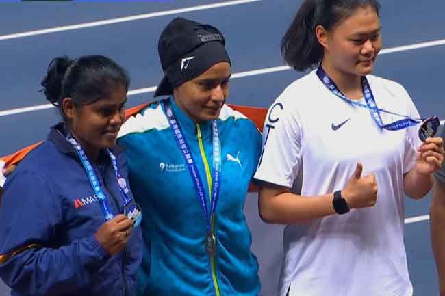 Nadeesha Lekamge wins silver with seasons best at Taiwan Athletics Open