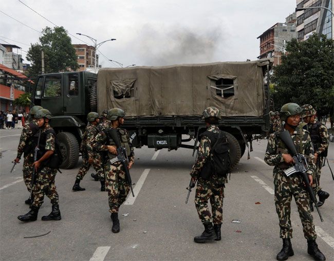 Nepal Army to take charge of security following violent protests Nepal Army to take charge of security following violent protests