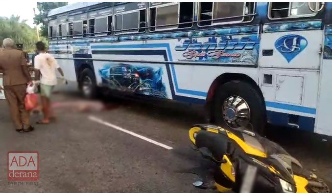 Two foreigners killed in bus-motorcycle collision