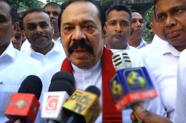 Ex-President Mahinda urges swift end to Middle East conflict