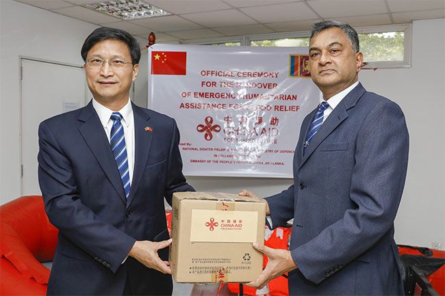 China donates Rs. 400 mln in disaster relief equipment to Sri Lanka China donates Rs. 400 mln in disaster relief equipment to Sri Lanka