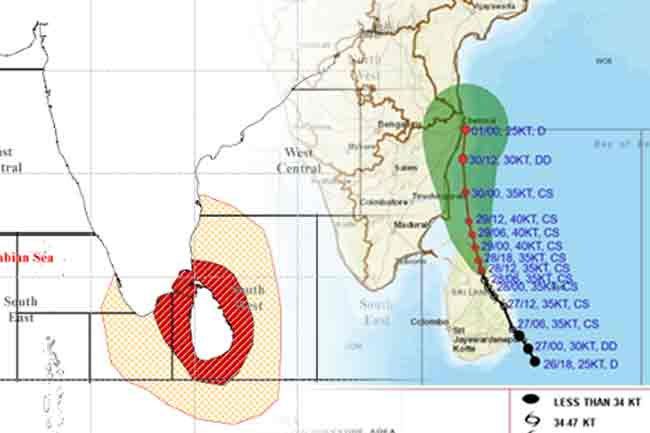 Latest on Cyclone Ditwah Latest on Cyclone Ditwah