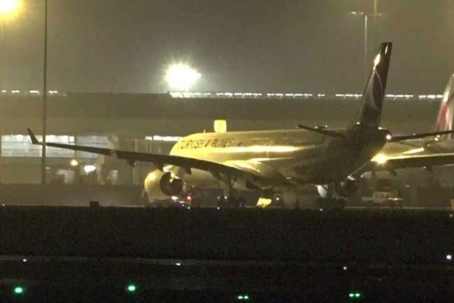 Turkey-bound aircraft forced to make emergency landing at BIA undergoing maintenance work official Turkey-bound aircraft forced to make emergency landing at BIA undergoing maintenance work official