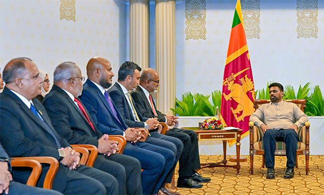 Maldivian Deputy Speaker and ministers hold bilateral talks with President Dissanayake