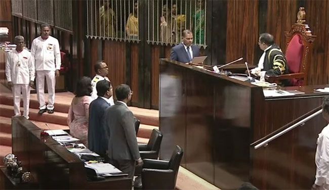 Abdul Wazeeth takes oath as SLMC National List MP