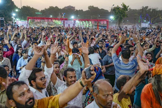 About 60 people feared dead in stampede at religious event in north India