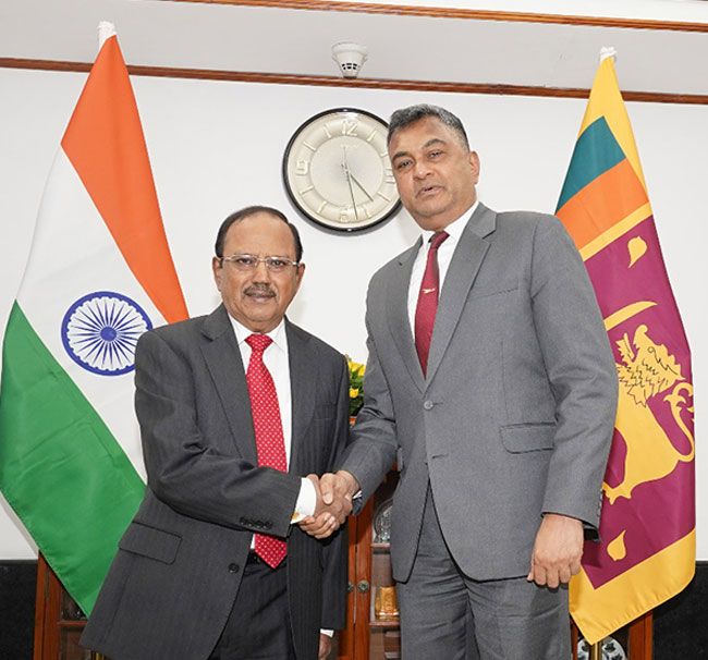 Sri Lanka, India hold bilateral talks on sidelines of NSA-Level Meeting of Colombo Security Conclave Sri Lanka, India hold bilateral talks on sidelines of NSA-Level Meeting of Colombo Security Conclave