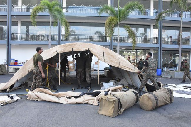 Indian medical team sets up fully operational field hospital in Mahiyanganaya
