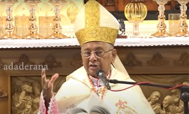 Sri Lankas Cardinal Ranjith opposes same-sex marriage concept