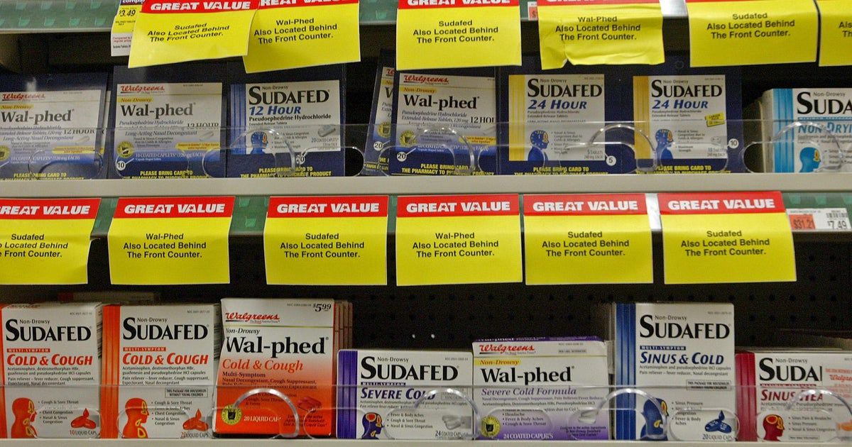Ineffective ingredient could make Dayquil, Sudafed and others disappear from store shelves