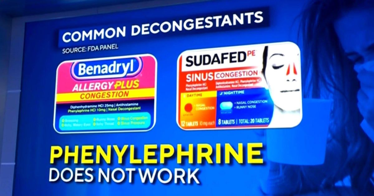 FDA panel says common decongestant doesn’t work