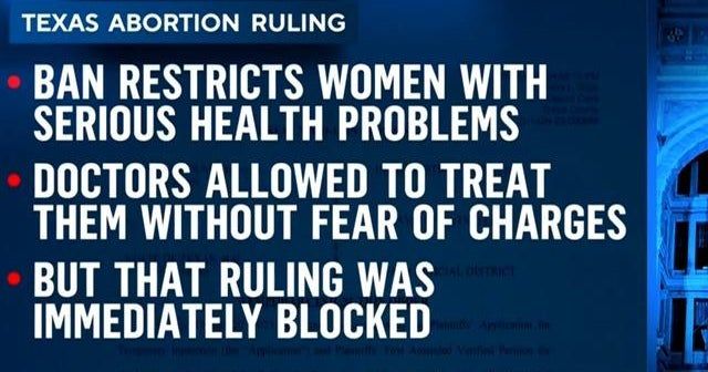 Texas judge rules that women with pregnancy complications are exempt from state’s abortion bans