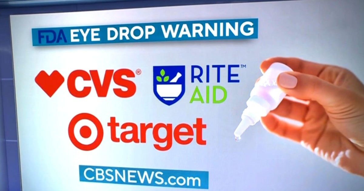FDA warns against using 26 over-the-counter eyedrops because of infection risk FDA warns against using 26 over-the-counter eyedrops because of infection risk