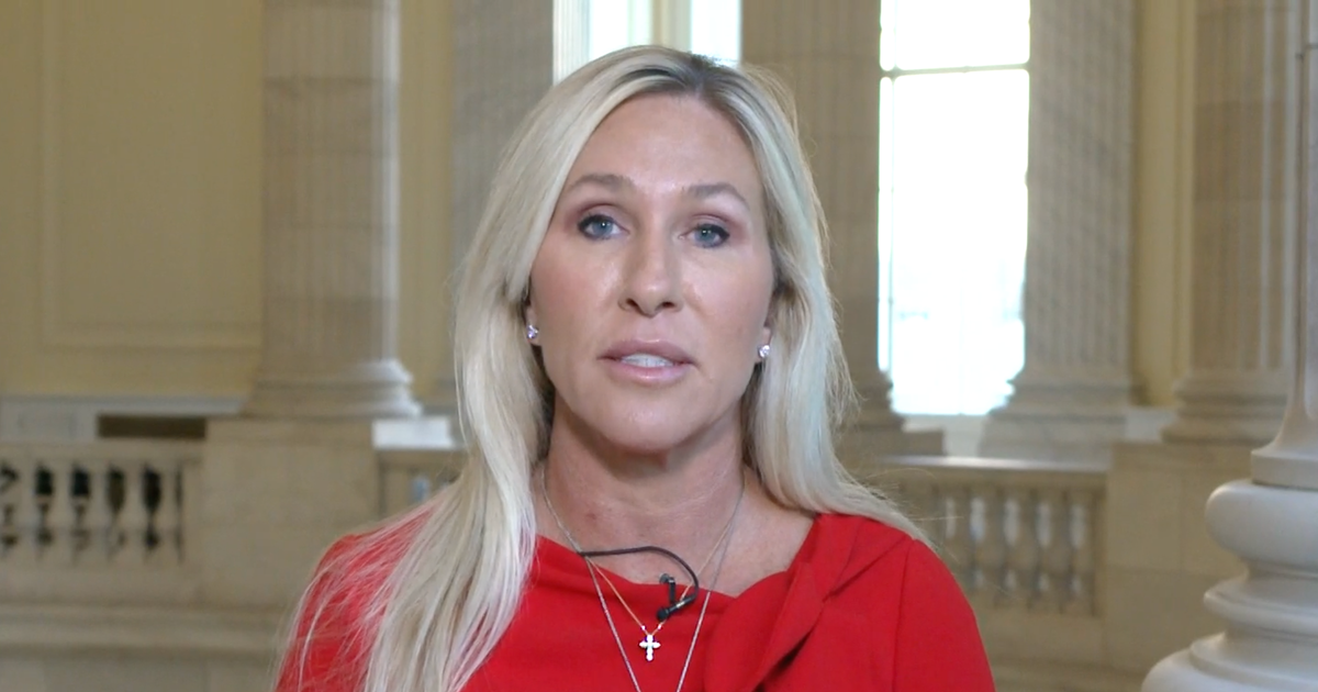 Marjorie Taylor Greene says “I don’t see political party lines” on health care Marjorie Taylor Greene says “I don’t see political party lines” on health care