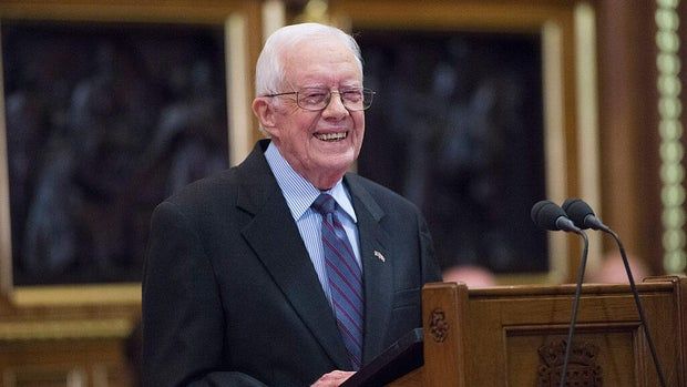 A year after Jimmy Carter's death, the disease he swore to eradicate reaches an all-time low 1 Former US President Jimmy Carter Deliver A Lecture on Guinea Worm Eradication