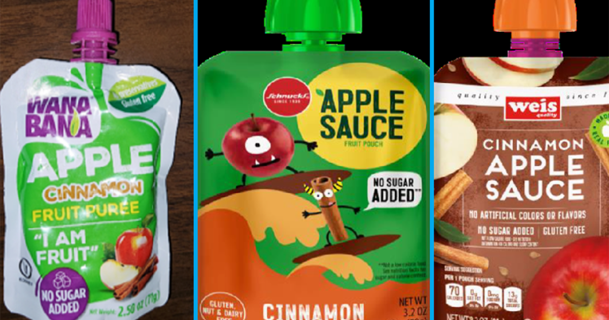 Recalled applesauce pouches now linked to more than 200 lead poisoning cases in 33 states, CDC says
