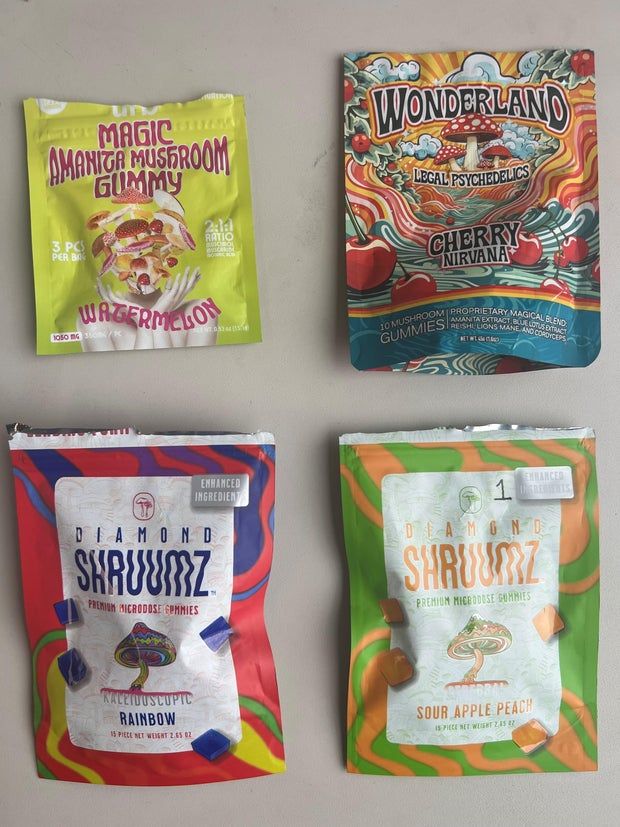 Recalled Diamond Shruumz gummies contained illegal controlled substance, testing finds 1 mushroom-gummies.jpg