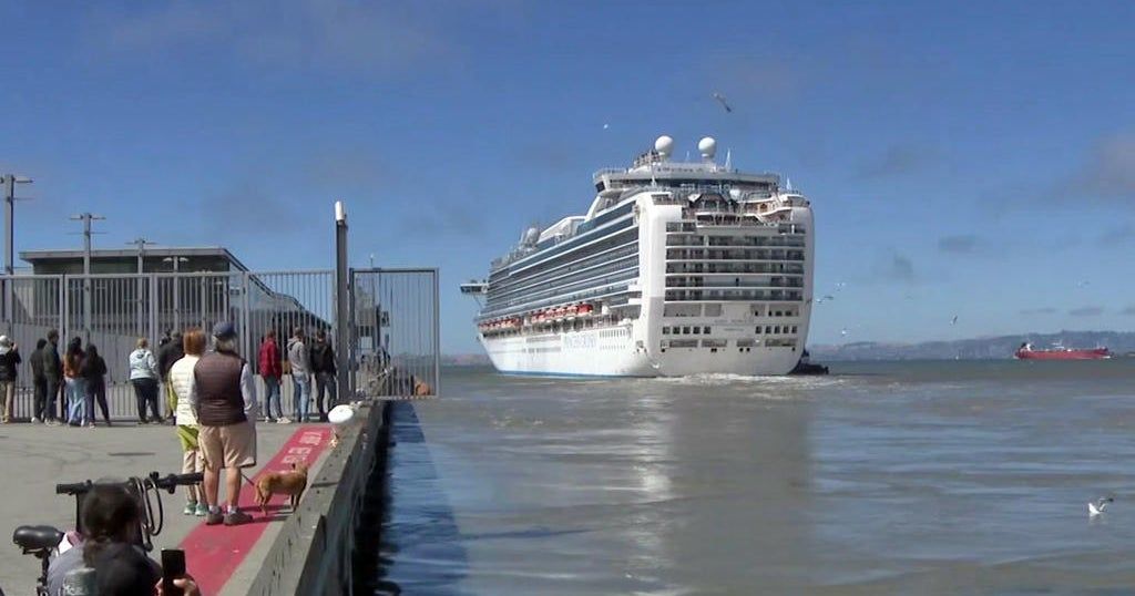 Ruby Princess cruise ship has left San Francisco after being damaged in dock crash
