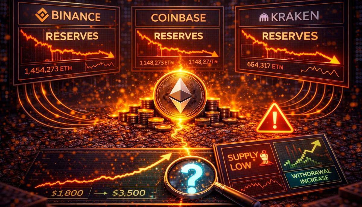 Ethereum Reserves Are Collapsing Across Major Exchanges – Learn What It Signals | Bitcoinist.com