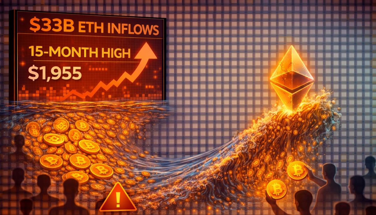 The  Billion Inundation: Ethereum Inflows Hit a 15-Month High As Price Teeters At ,955 | Bitcoinist.com