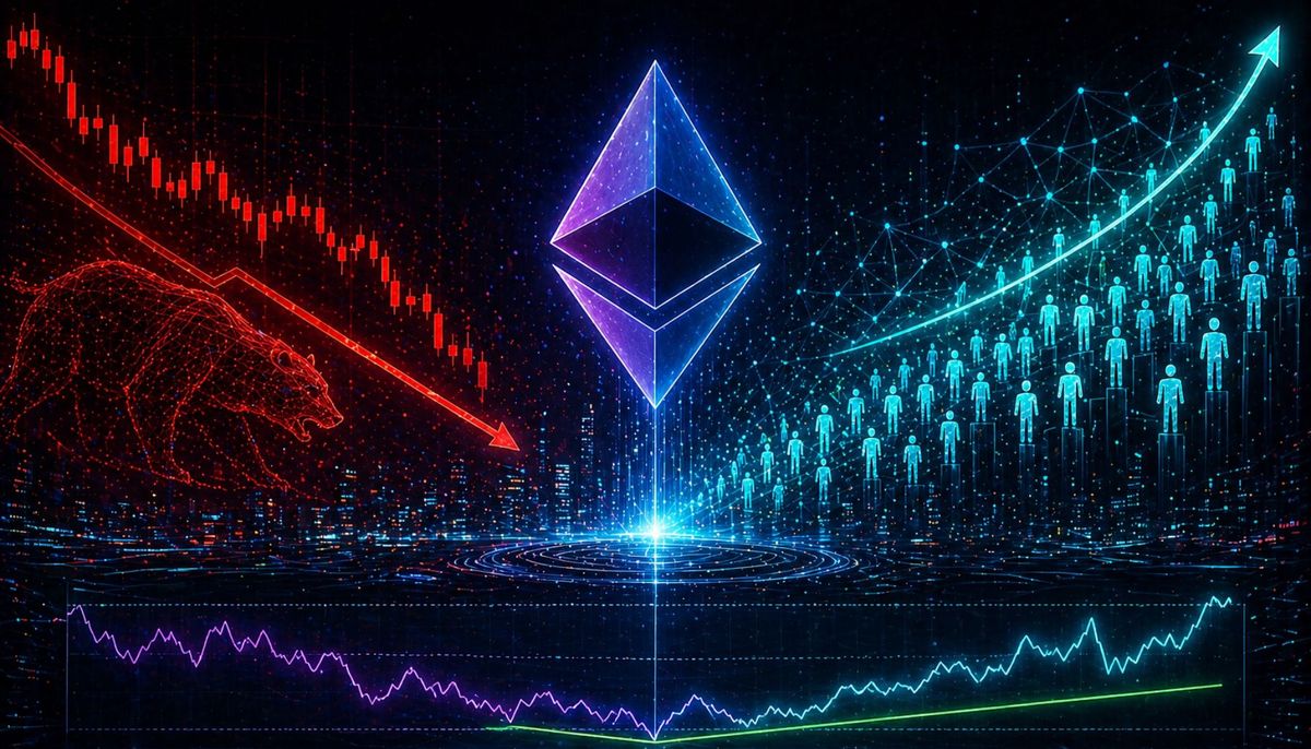 A Historic Bullish Divergence Is Forming In Ethereum – Record Users, Falling Price | Bitcoinist.com