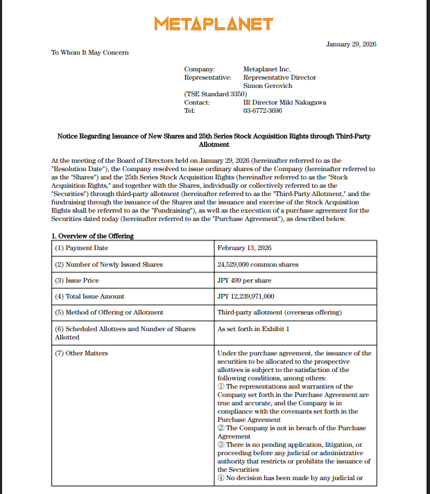 Bitcoin Strategy Deepens As Metaplanet Approves $137M Raise Abroad 2 6ecf7809 a b204aa
