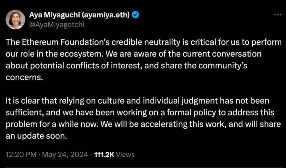 Ethereum Researchers Leave EigenLayer Advisory Role Following Controversy — Details | Bitcoinist.com 1 Ethereum