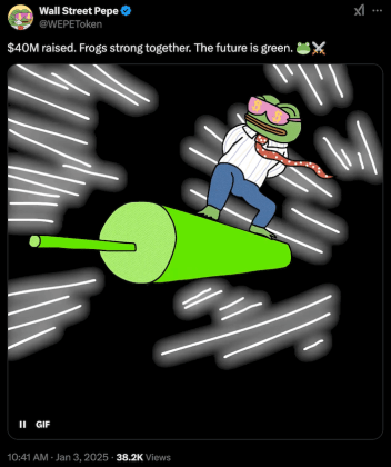 Altcoins Shine as Solaxy Hits $8M Milestone Amid Bitcoin’s New Year Rally 2 $WEPE raises $40M