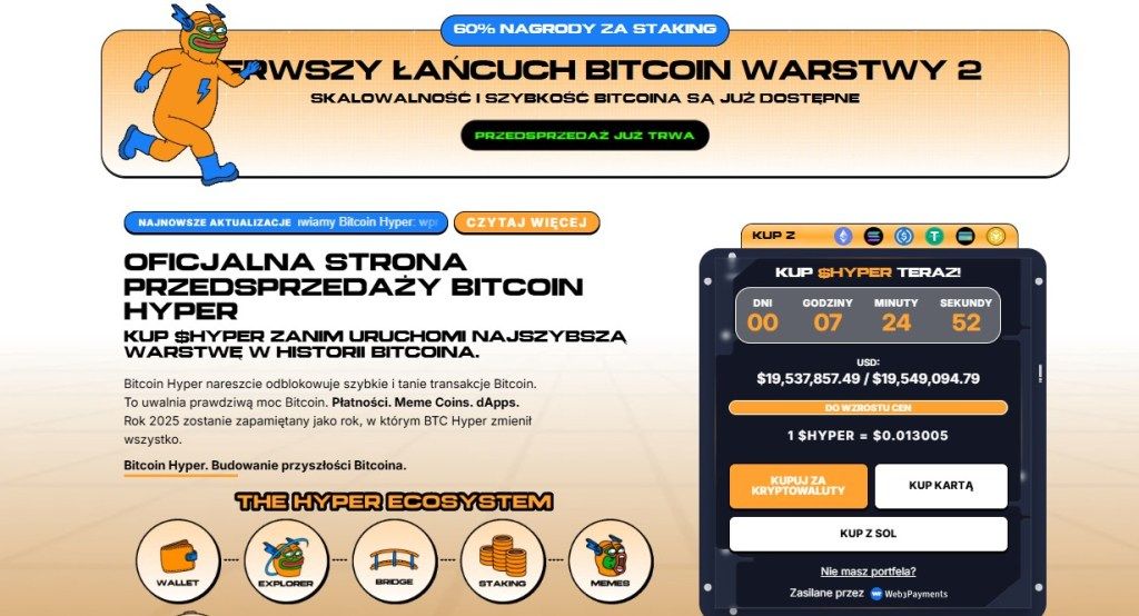Tether wzmacnia rezerwy, kupując BTC warte miliard dolarów 2 Bitcoin Hyper oficjalna strona projektu