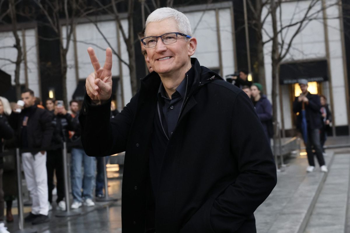 Tim Cook wants to make 'spatial computing' a household term with the premiere of Apple's new Vision Pro headset 1 d264bb92 GettyImages 1980125871 e1706921855375