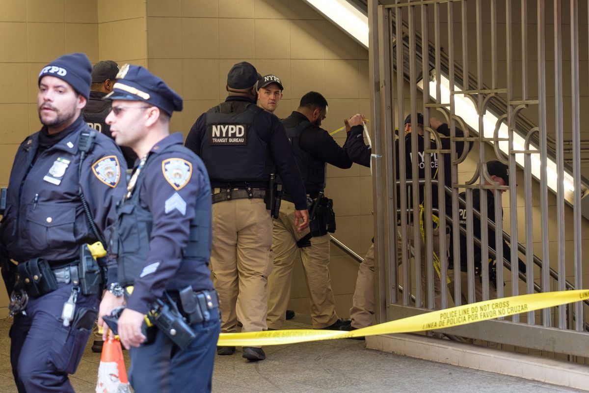 A man on a crowded NYC subway train is shot with his own gun after Gov. Kathy Hochul sends the National Guard to check bags at station entrances 1 d5bfadb1 GettyImages 2076714357 e1710468748452