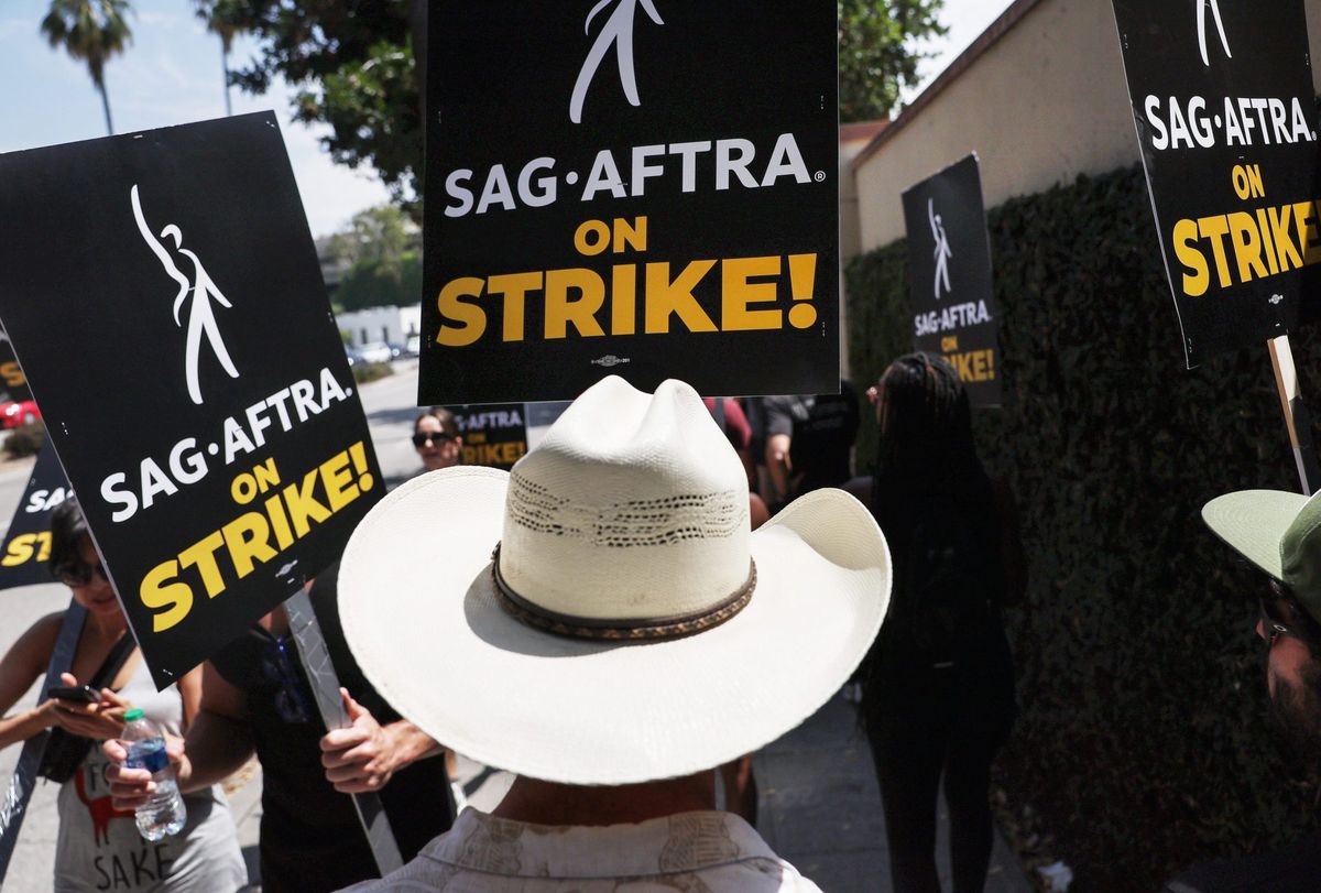 Striking actors and writers 'trying to make a living' brace for a long summer on the picket lines in their standoff with studios 1 d8a3b6cb GettyImages 1551736553 e1689638872476