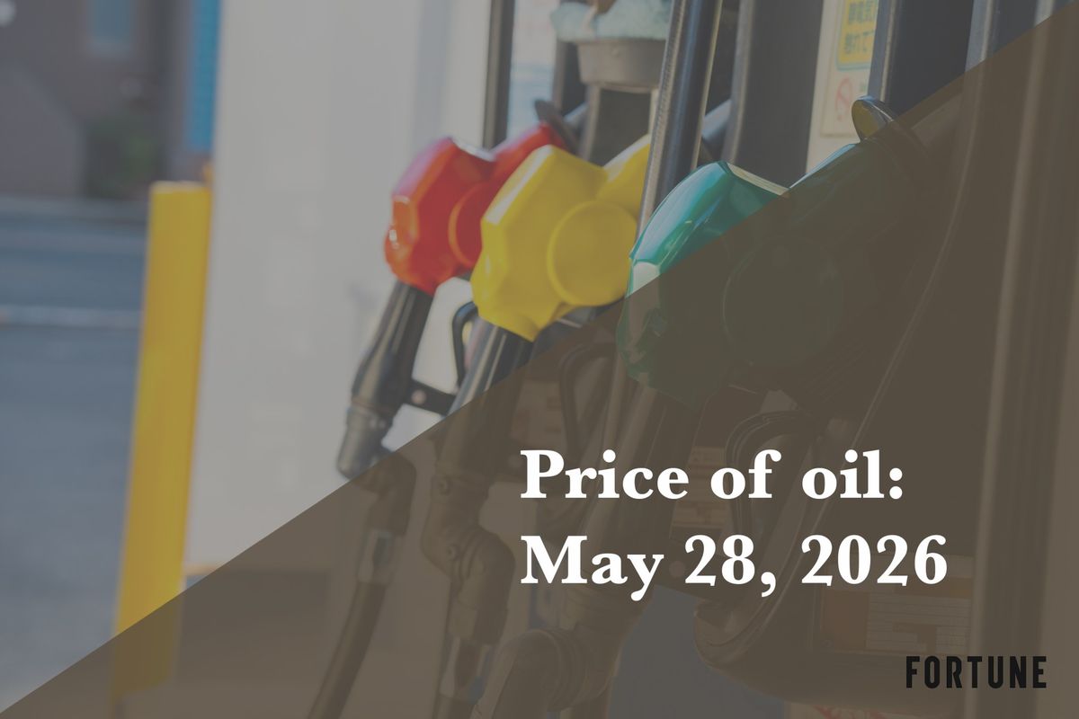 Current price of oil as of May 28, 2026 | Fortune 1 0666d9e2 Price of Oil May 28