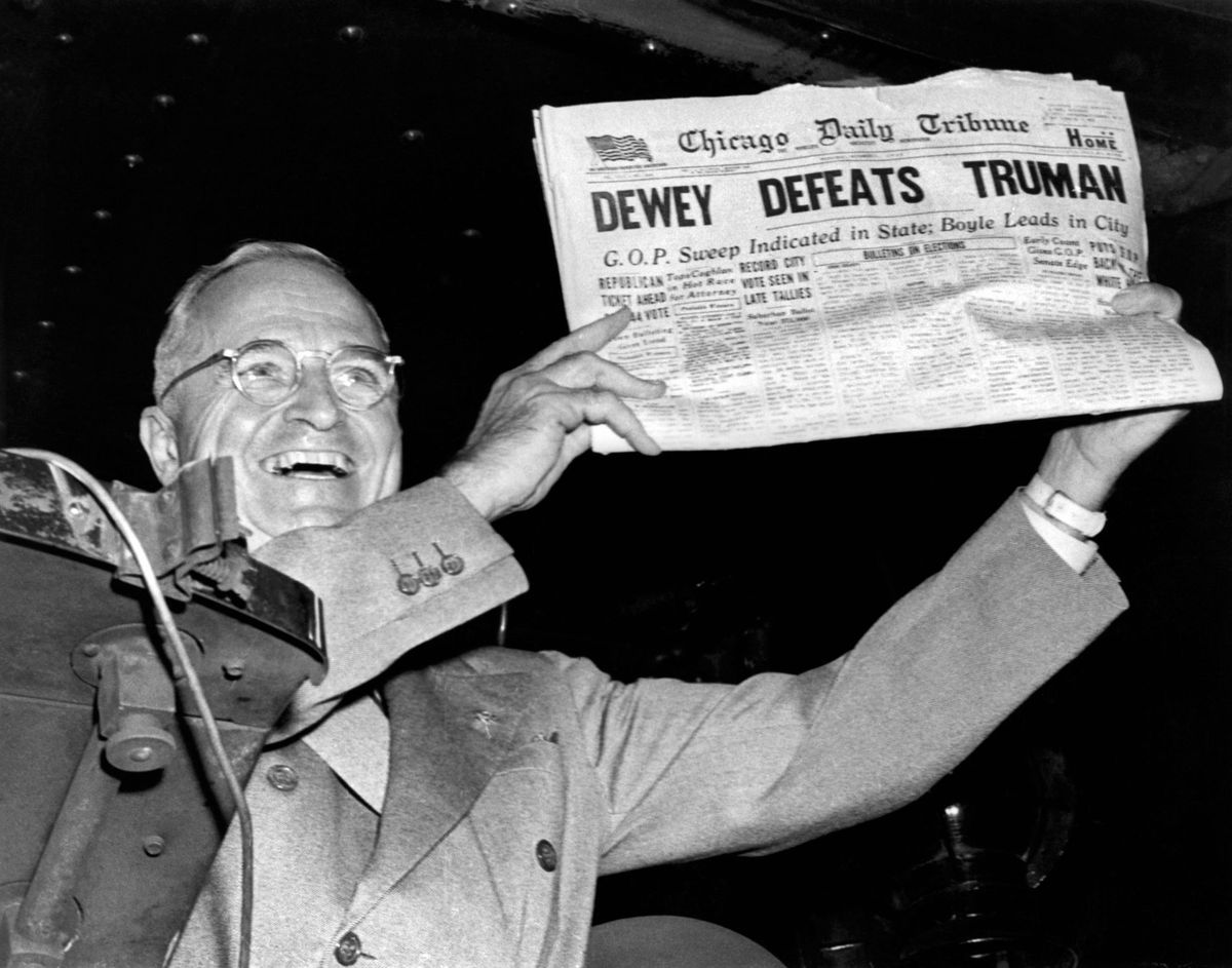 Why Truman’s 1948 upset is no template for the 2024 U.S. presidential election, according to the expert who wrote the book on polling failure 1 5fbf4d4f GettyImages 143128720 1 e1712337686928
