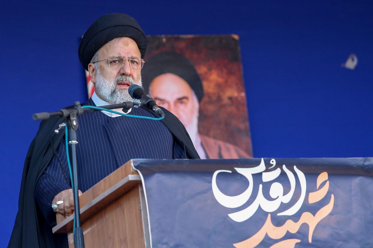 Helicopter carrying Iran's president has 'hard landing' in dense fog, with rescue teams still trying to locate the site, state TV says 1 62f1c48c GettyImages 1910176460 e1716129188357