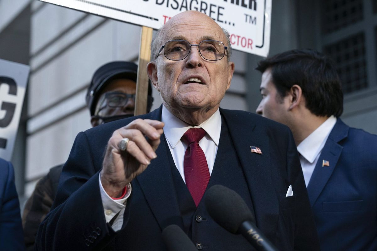 Rudy Giuliani was served an indictment in Arizona’s fake elector case as he was walking to the car after his 80th birthday celebration 1 6794bb1b AP24116011888647 e1716070360406